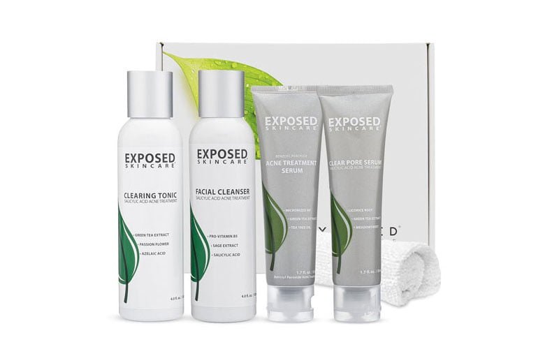 Read more about the article Natural Acne Treatment Review: Exposed Skin Care Basic Kit for Clear Skin