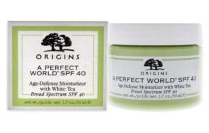 Read more about the article Origins A Perfect World SPF 40 Review: The Ultimate Oil Free Moisturizer for Age Defense
